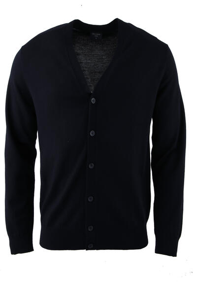 Produktbild für 'OLYMP Casual regular fit Cardigan Langarm schwarz'