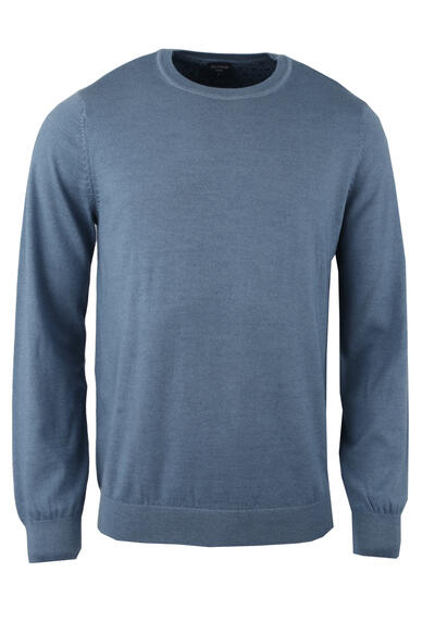 Produktbild für 'OLYMP Casual regular fit Pullover Langarm Rundhals dunkelblau'