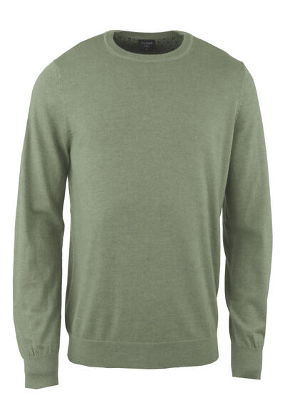 Produktbild für 'OLYMP Casual regular fit Pullover Langarm Rundhals grn'