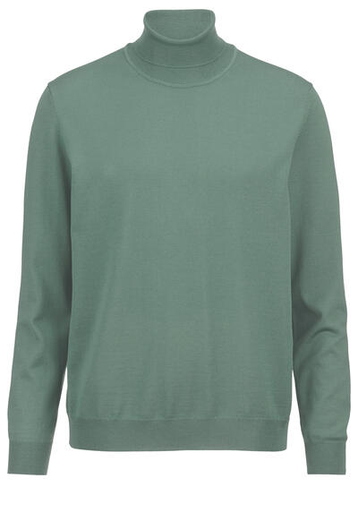 Produktbild für 'OLYMP Casual regular fit Rollkragenpullover Langarm grn'