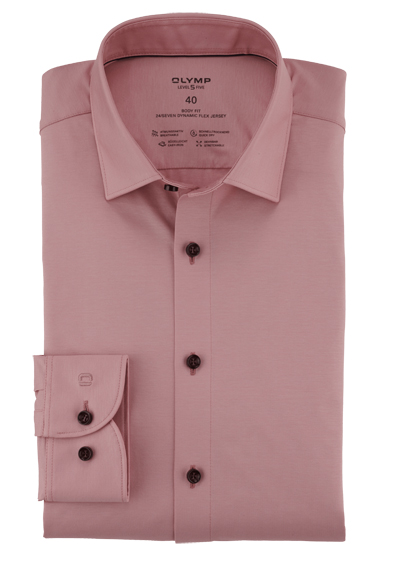 Produktbild für 'OLYMP Level Five 24/Seven body fit Hemd Langarm Jersey Stretch rosa'
