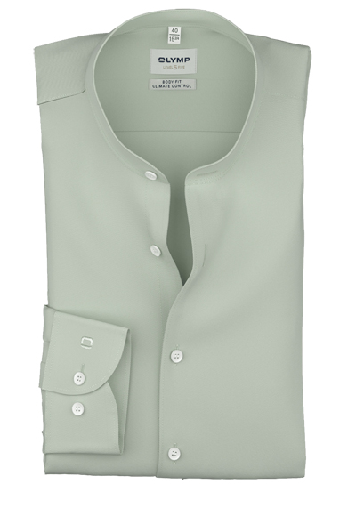 Produktbild f&uuml;r 'OLYMP Level Five 24/Seven body fit Hemd Langarm Stehkragen Stretch gr�n'