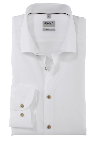 Produktbild für 'OLYMP Level Five body fit Hemd extra langer Arm New Kent Kragen Faux beige'