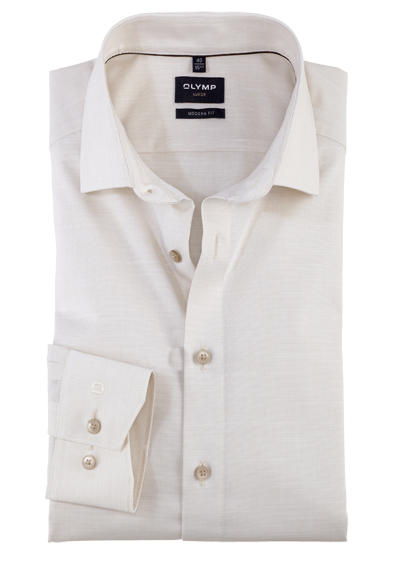 Produktbild für 'OLYMP Luxor modern fit Hemd Wedding Special New kent Kragen Faux ecru'