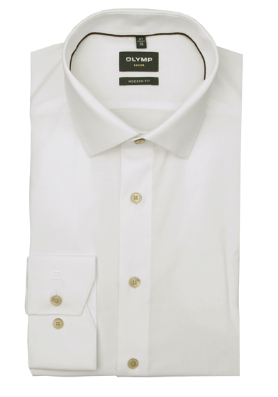 Produktbild für 'OLYMP Luxor modern fit Hemd extra langer Arm New Kent Kragen ecru'