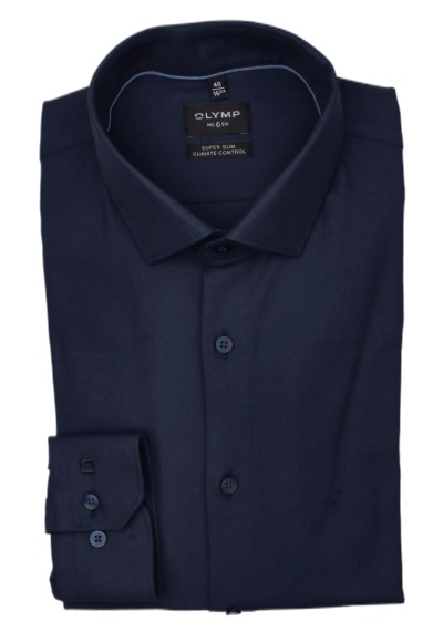 Produktbild für 'OLYMP No. Six 24/Seven super slim Hemd extra langer Arm Stretch navy'