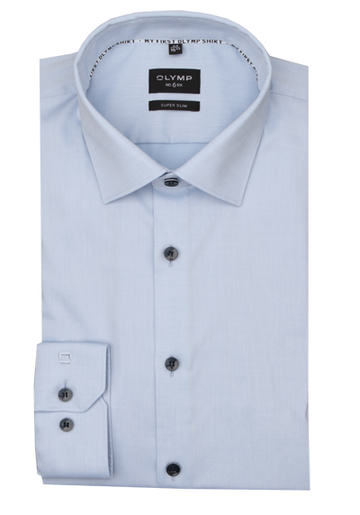 Produktbild für 'OLYMP No. Six super slim Hemd Langarm New Kent Kragen hellblau'