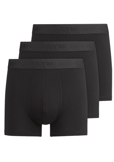 OLYMP Pants breiter Gummibund Jersey 3er Pack schwarz