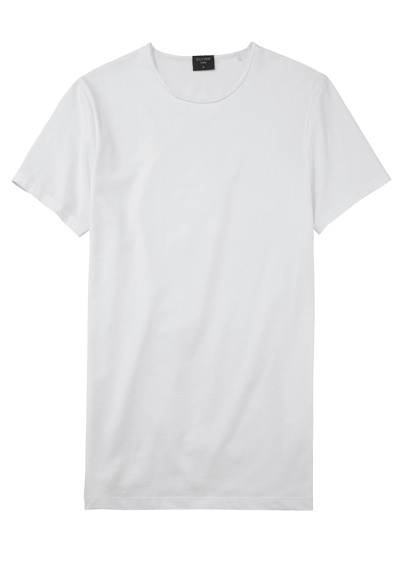 Produktbild für 'OLYMP Regular Fit T-Shirt Halbarm Rundhals Stretch Jersey wei'