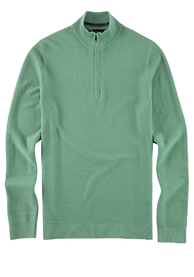 Produktbild für 'OLYMP regular fit Troyer Langarm Stehkragen Zipper grn'