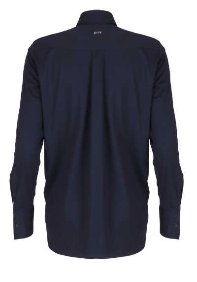 PURE Modern Functional Bluse Hemdenkragen nachtblau