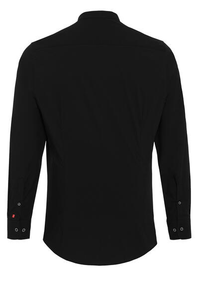Produktbild fr 'PURE Slim Fit Hemd Langarm Strehkragen Stretch schwarz'