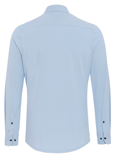 Produktbild fr 'PURE Slim Fit Functional Hemd Langarm Haifischkragen Jersey hellblau'