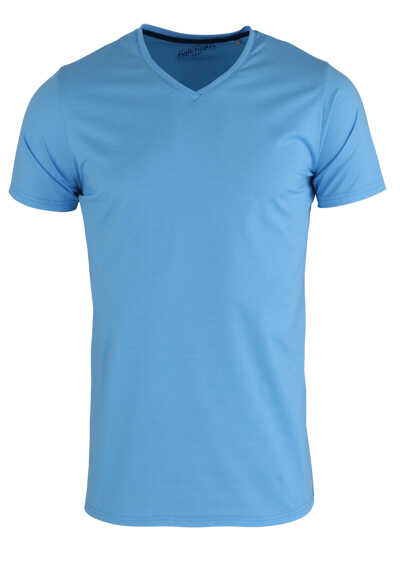 PURE T-Shirt Halbarm Functional Stretch blau
