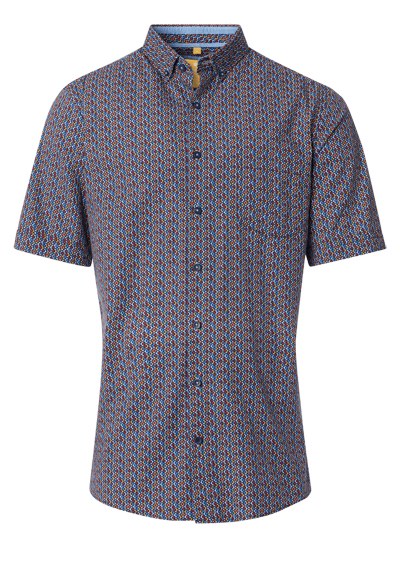Produktbild für 'REDMOND Casual Modern Fit Hemd Halbarm Faux orange'