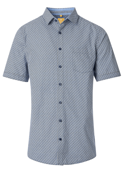 Produktbild für 'REDMOND Casual Modern Fit Hemd Halbarm Muster grn'