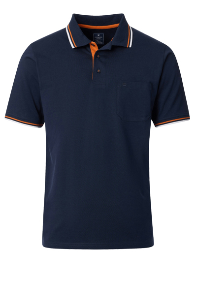 Produktbild für 'REDMOND Comfort Fit Polo Halbarm Jersey nachtblau'