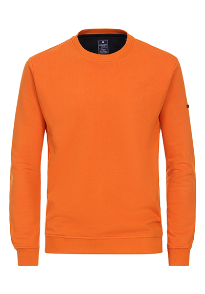 REDMOND Sweatshirt Langarm Rundhals Bndchen orange