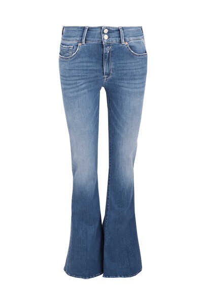 REPLAY Jeans Flare NEW LU Bootcut 5 Pocket blau
