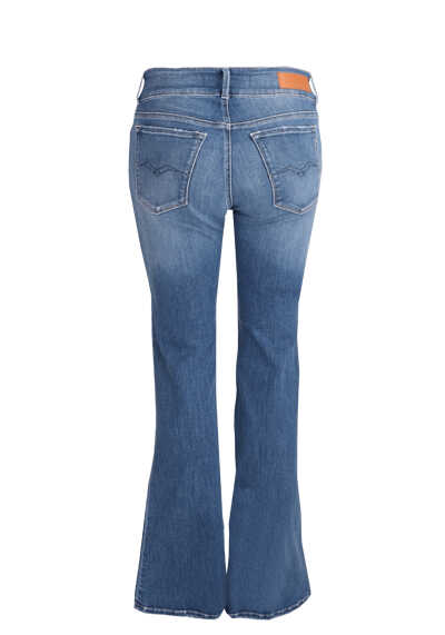 REPLAY Jeans Flare NEW LU Bootcut 5 Pocket blau