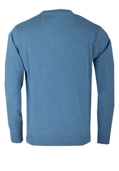 REDMOND Casual Pullover V-Ausschnitt blau