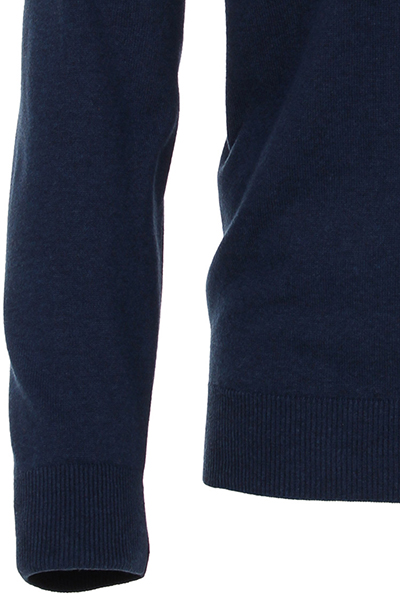 REDMOND Casual Pullover V-Ausschnitt rauchblau