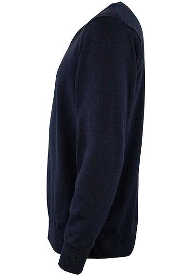 REDMOND Casual Pullover V-Ausschnitt nachtblau
