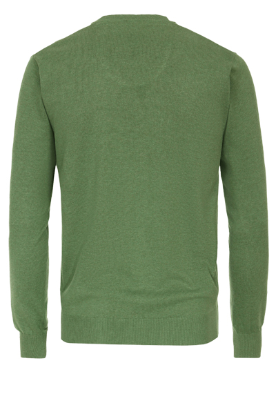 REDMOND Casual Pullover V-Ausschnitt grn