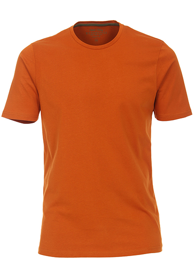 REDMOND T-Shirt Kurzarm Rundhals orange