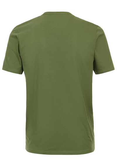 REDMOND T-Shirt Kurzarm Rundhals oliv