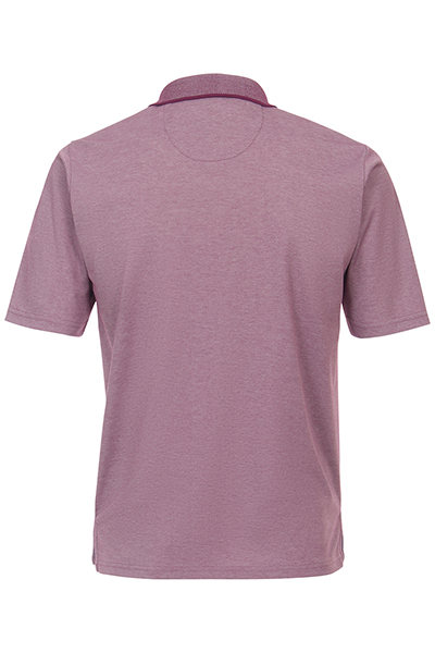 REDMOND Polo Shirt Hemdkragen Kurzarm Brusttasche Uni lila