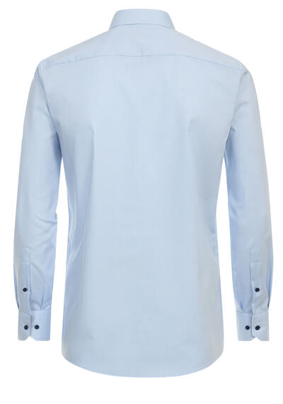 Produktbild fr 'REDMOND Modern Fit Hemd Langarm Button Down Kragen Struktur eisblau'
