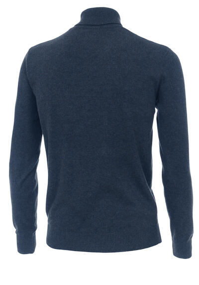 Produktbild fr 'REDMOND Rollkragenpullover Langarm Strick navy'