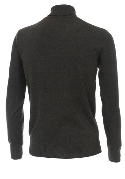 Produktbild fr 'REDMOND Rollkragenpullover Langarm Strick anthrazit'