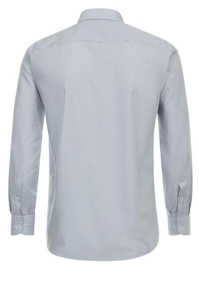 Produktbild f�r 'REDMOND Modern Fit Hemd Langarm Button Down Kragen Streifen blau'