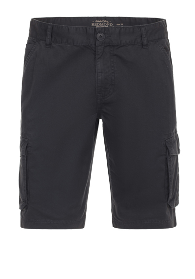 REDMOND Bermuda Shorts Baumwolle nachtblau
