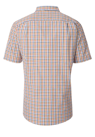 Produktbild fr 'REDMOND Casual Comfort Fit Hemd Halbarm Multikaro rot'