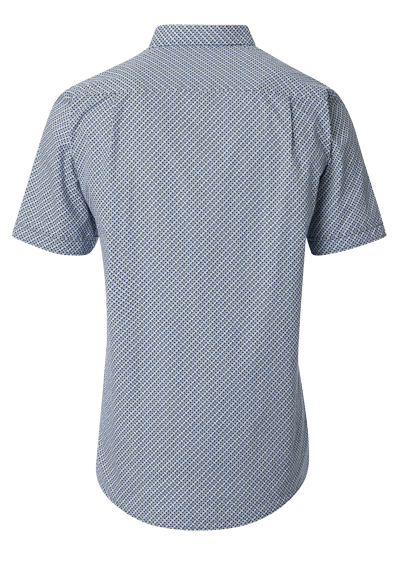 Produktbild fr 'REDMOND Casual Modern Fit Hemd Halbarm Muster grn'