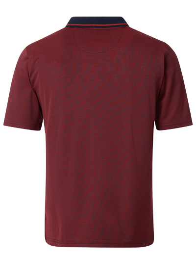 Produktbild fr 'REDMOND Comfort Fit Polo Halbarm Muster rot'
