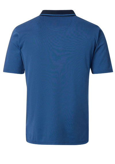 Produktbild fr 'REDMOND Comfort Fit Polo Halbarm Muster blau'