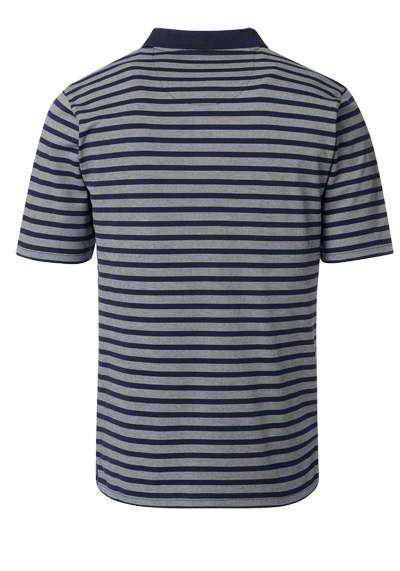 Produktbild fr 'REDMOND Comfort Fit Polo Halbarm Polokragen Ringel blau'