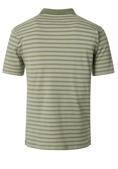Produktbild fr 'REDMOND Comfort Fit Polo Halbarm Polokragen Ringel grn'