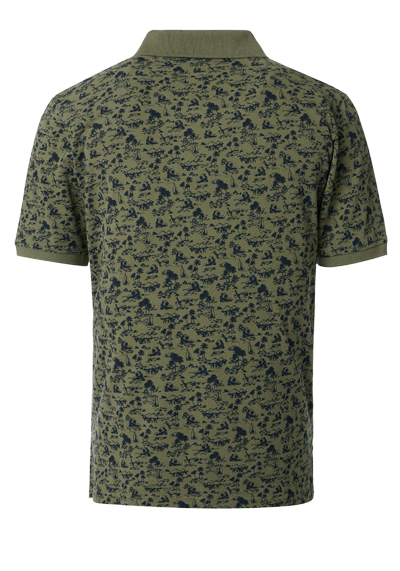 Produktbild fr 'REDMOND Comfort Fit Polo Halbarm Polokragen Muster grn'