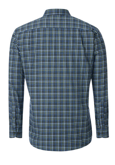 Produktbild fr 'REDMOND Casual Modern Fit Hemd Langarm Button Down Kragen Flanell Karo grn'