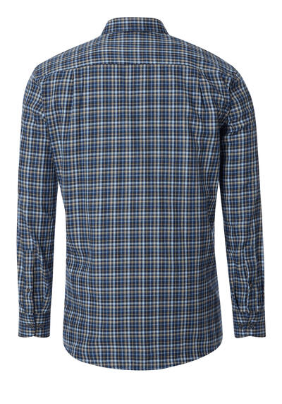 Produktbild fr 'REDMOND Casual Modern Fit Hemd Langarm Button Down Kragen Flanell Karo braun'