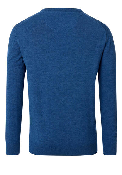 Produktbild fr 'REDMOND Pullover Langarm Rundhalsausschnitt Strick rauchblau'