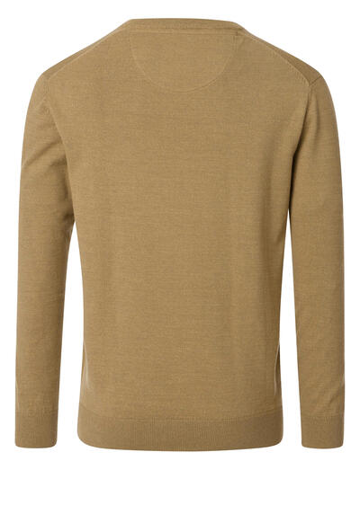 Produktbild fr 'REDMOND Pullover Langarm Rundhalsausschnitt Strick beige'