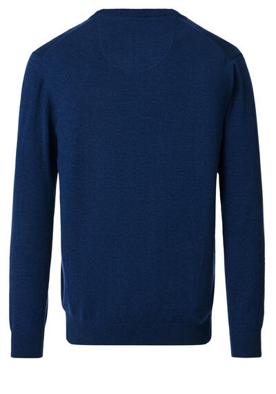 Produktbild fr 'REDMOND Pullover Langarm V-Ausschnitt Strick navy'