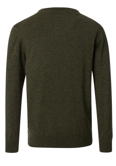 Produktbild fr 'REDMOND Pullover Langarm V-Ausschnitt Strick grn'