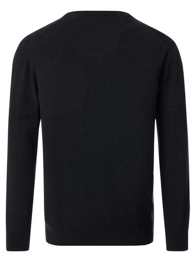 Produktbild fr 'REDMOND Pullover Langarm V-Ausschnitt Strick schwarz'